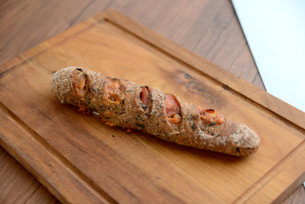 ハーブソーセージと梅ひじき